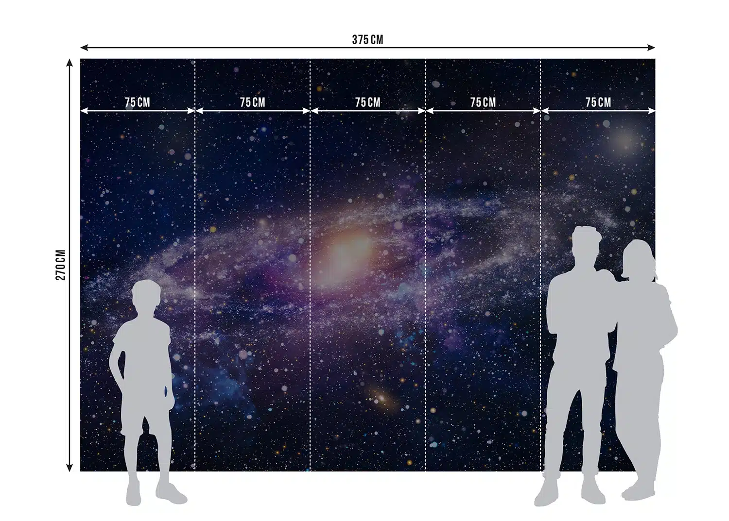 Wall Mural Galaxy, Made to Measure, FT5P 352041 6