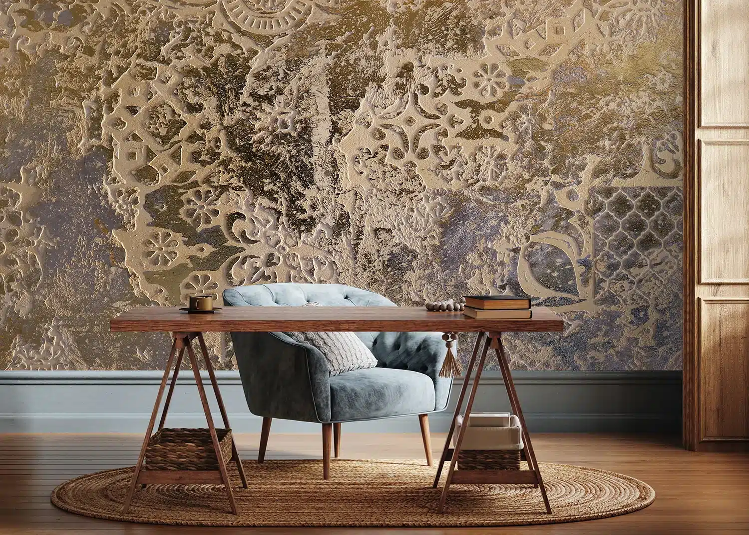 Golden Accents | Made-to-Measure Wallpaper | Artlook | FT5P 352043