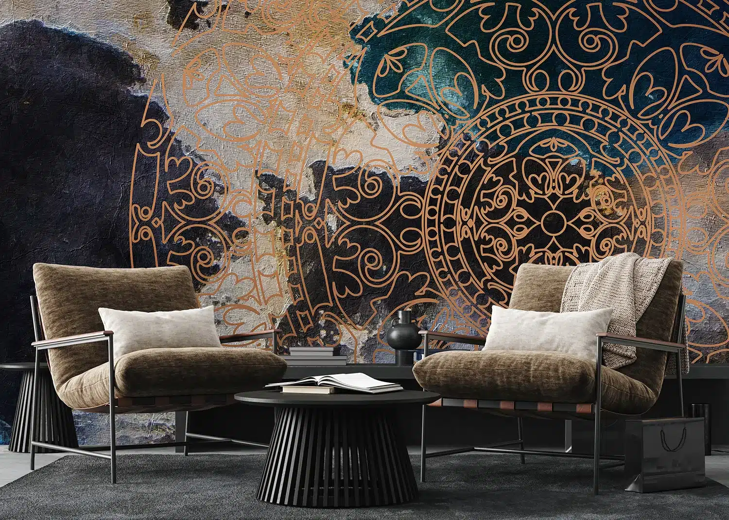 Blue Fumes | Made-to-Measure Wallpaper | Artlook | FT5P 352049 2