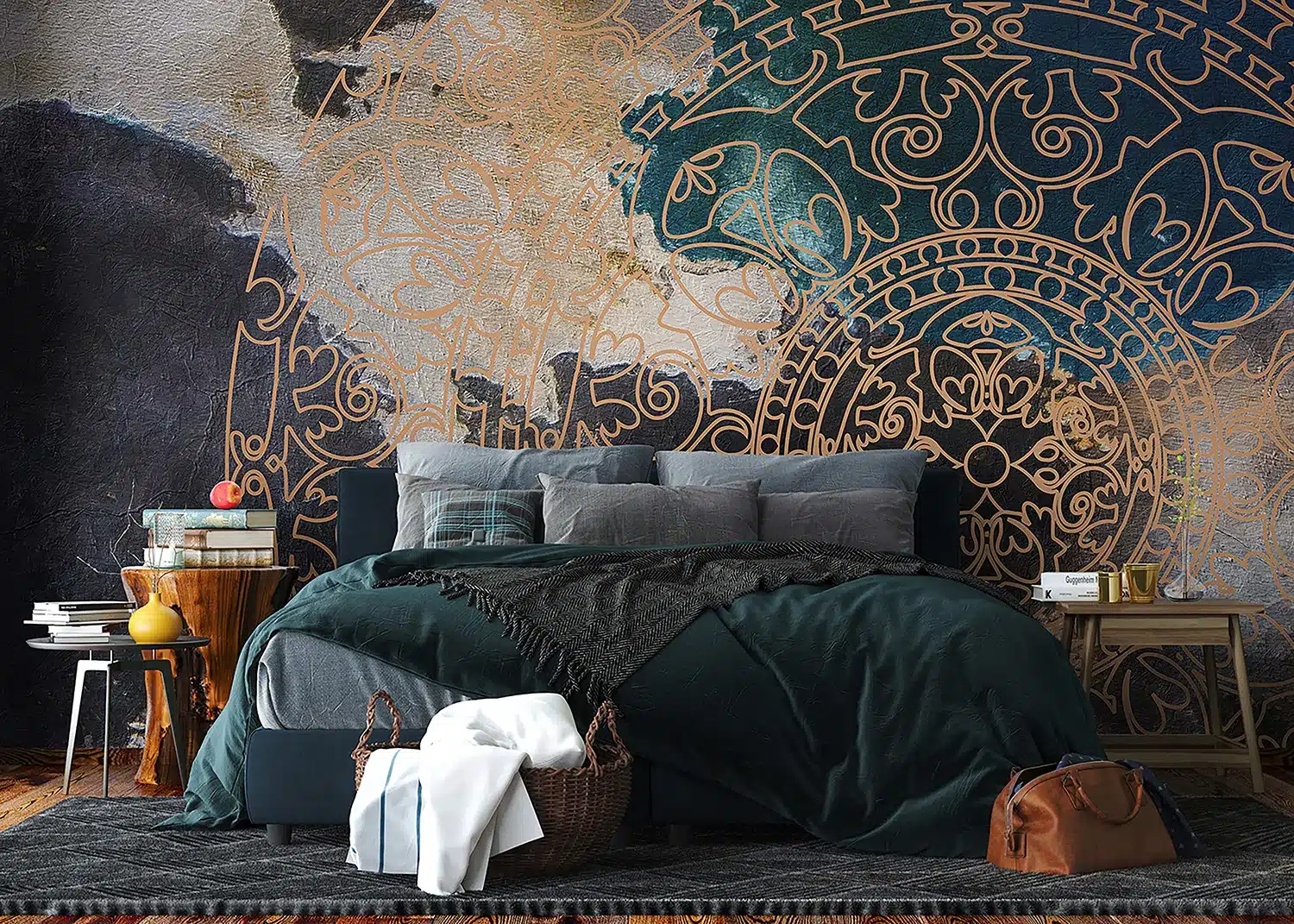 Blue Fumes | Made-to-Measure Wallpaper | Artlook | FT5P 352049