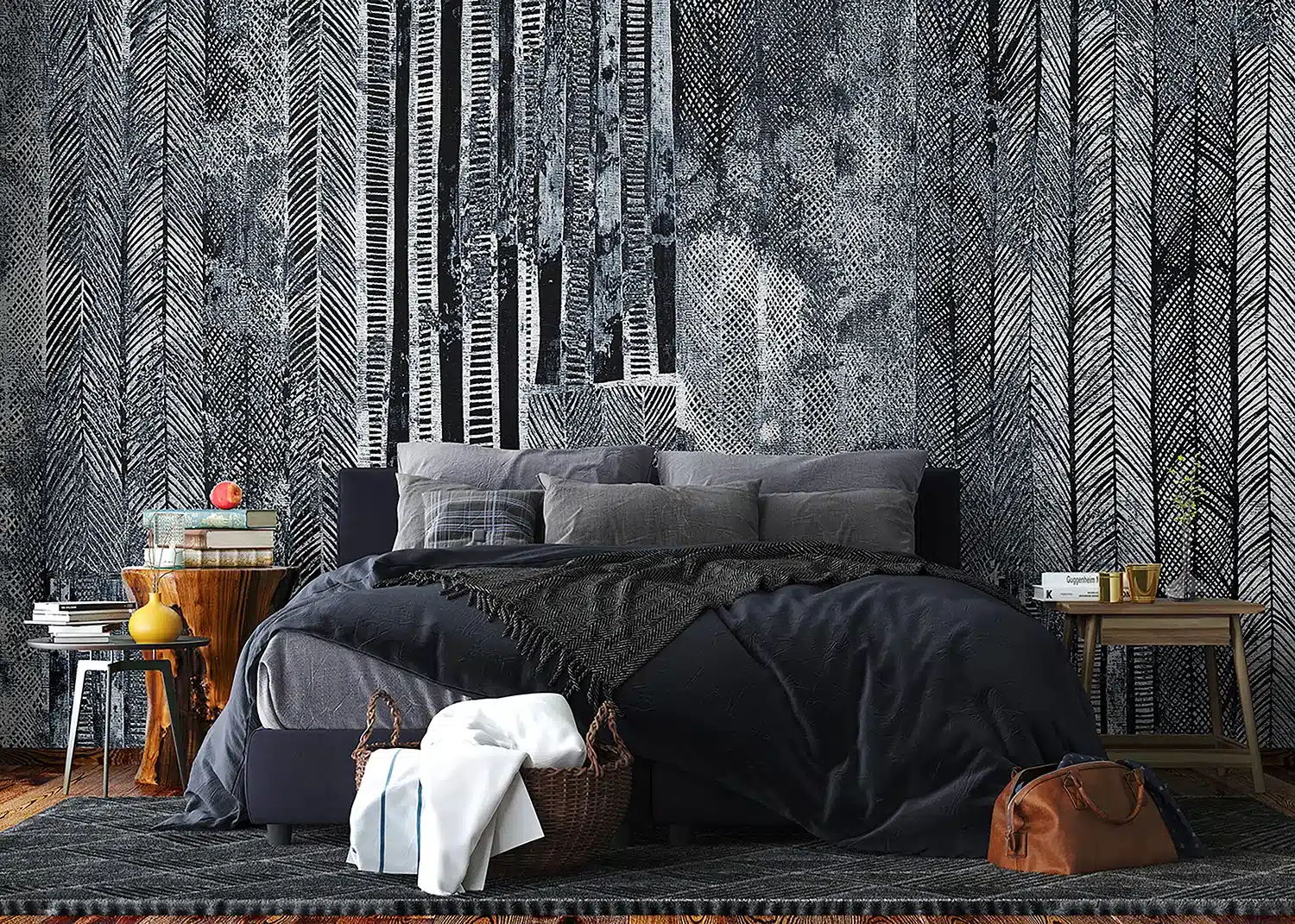 Grunge Tires | Made-to-Measure Wallpaper | Artlook | FT5P 352055