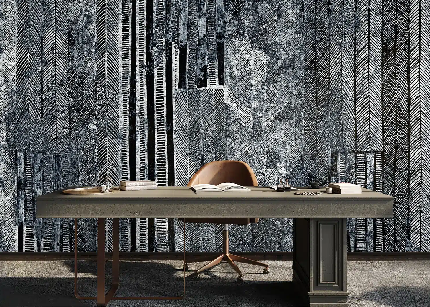 Grunge Tires | Made-to-Measure Wallpaper | Artlook | FT5P 352055 4