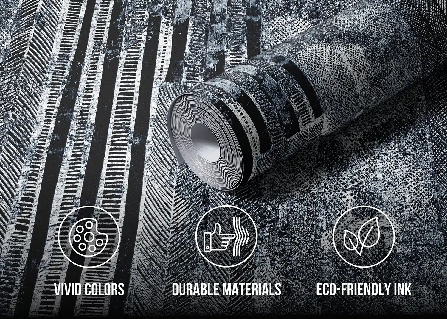 Grunge Tires | Made-to-Measure Wallpaper | Artlook | FT5P 352055 5