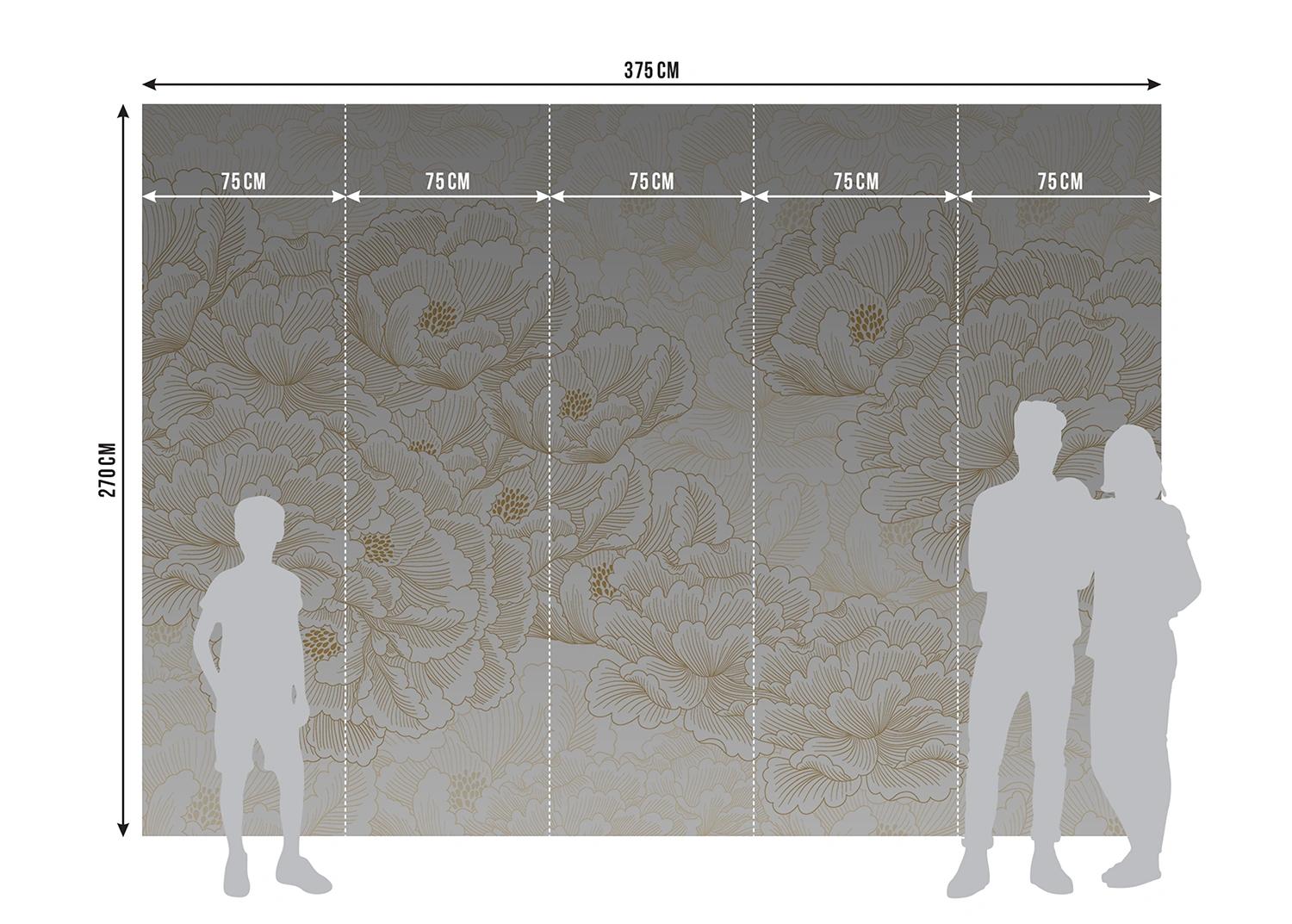 Wall Mural Japanese Bloom, Made to Measure, FT5P 352057 6