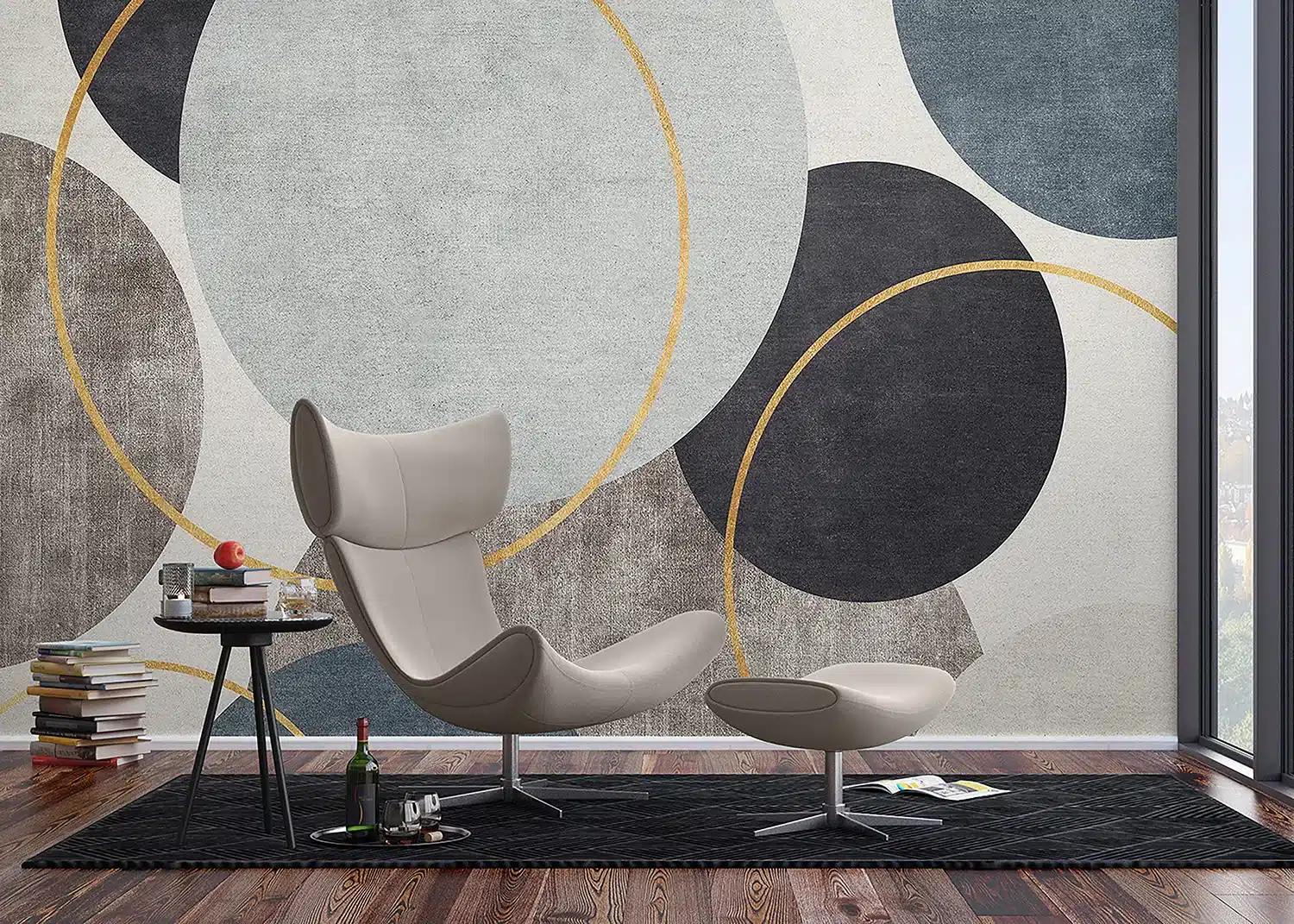Wall Mural Contemporary Art, Made to Measure, FT5P 352059 3