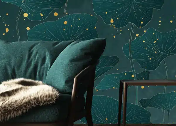 Lotus Leaves | Made-to-Measure Wallpaper | Artlook | FT5P 352063