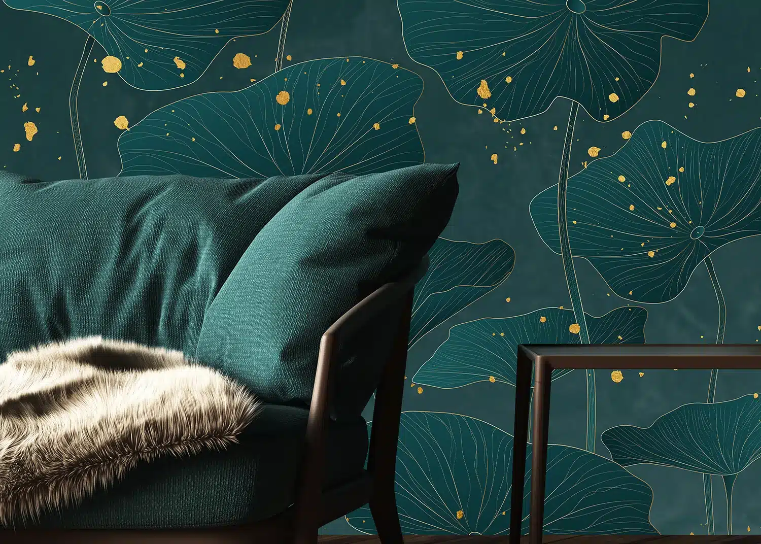 Lotus Leaves | Made-to-Measure Wallpaper | Artlook | FT5P 352063