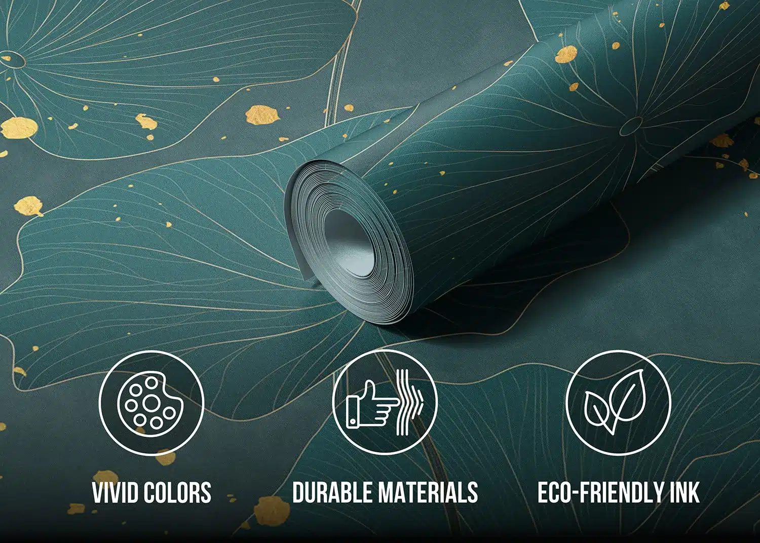 Lotus Leaves | Made-to-Measure Wallpaper | Artlook | FT5P 352063 4