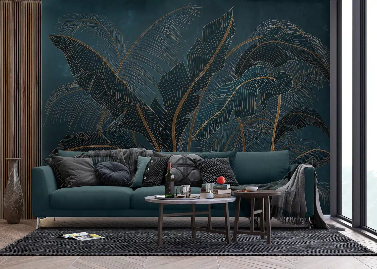 Exotics Palm Leaves | Made-to-Measure Wallpaper | Artlook | FT5P 352073 2