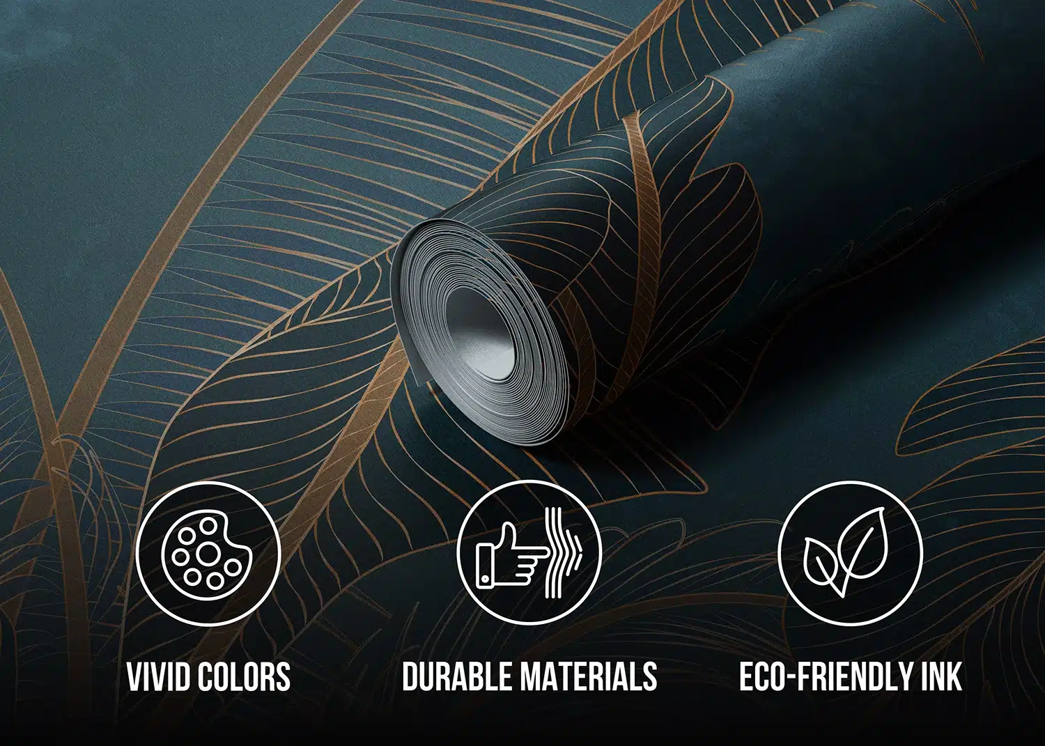 Wall Mural Exotics Palm Leaves, Made to Measure, FT5P 352073 5