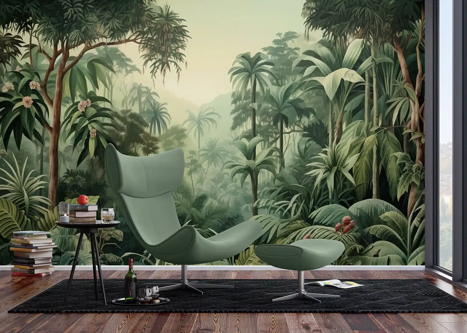 Watercolor Jungle | Made-to-Measure Wallpaper | Artlook | FT5P 352081 4