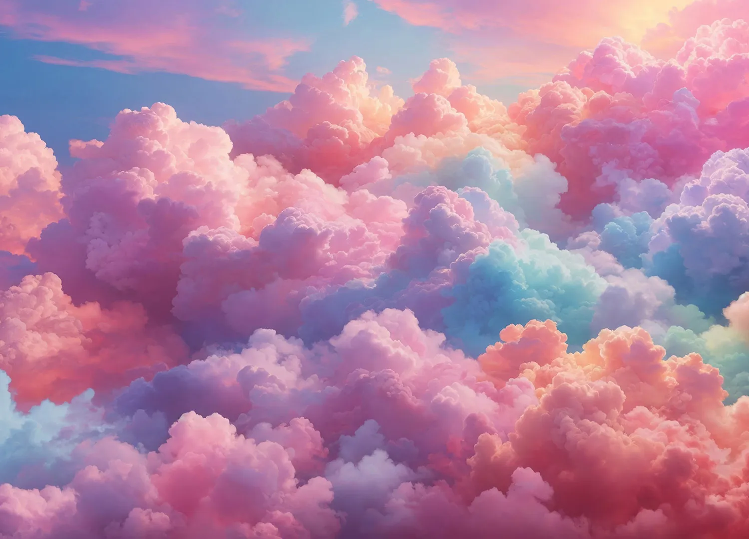 Pastel Clouds | Made-to-Measure Wallpaper | Artlook | FT5P 352085