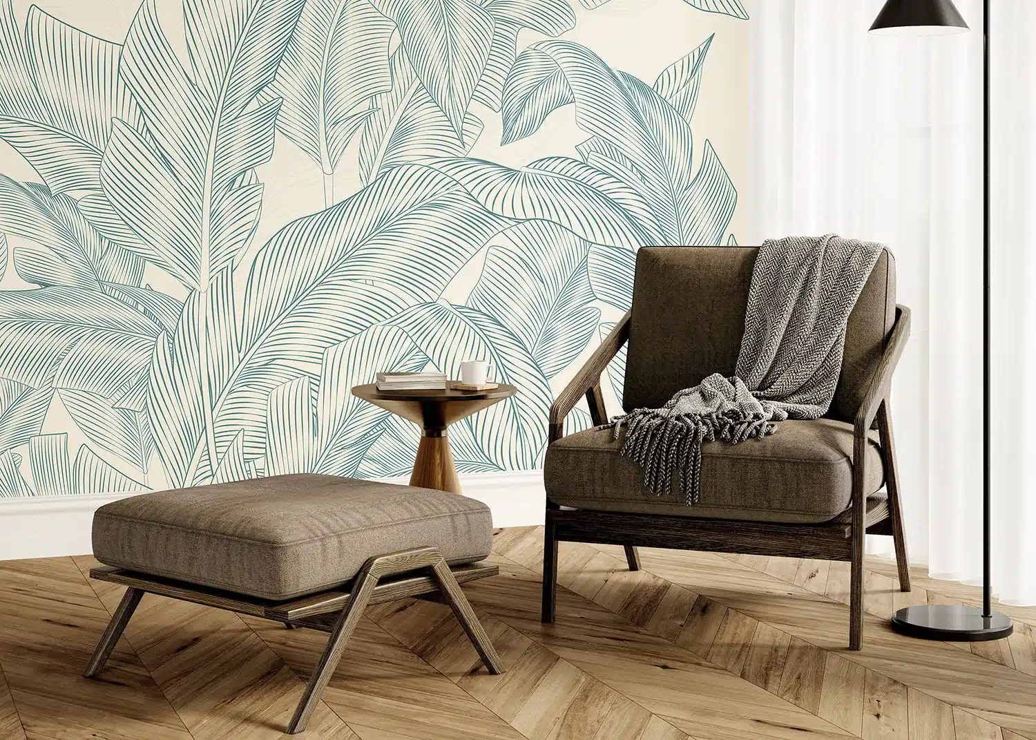 Subtle Palms | Made-to-Measure Wallpaper | Artlook | FT5P 352087 4