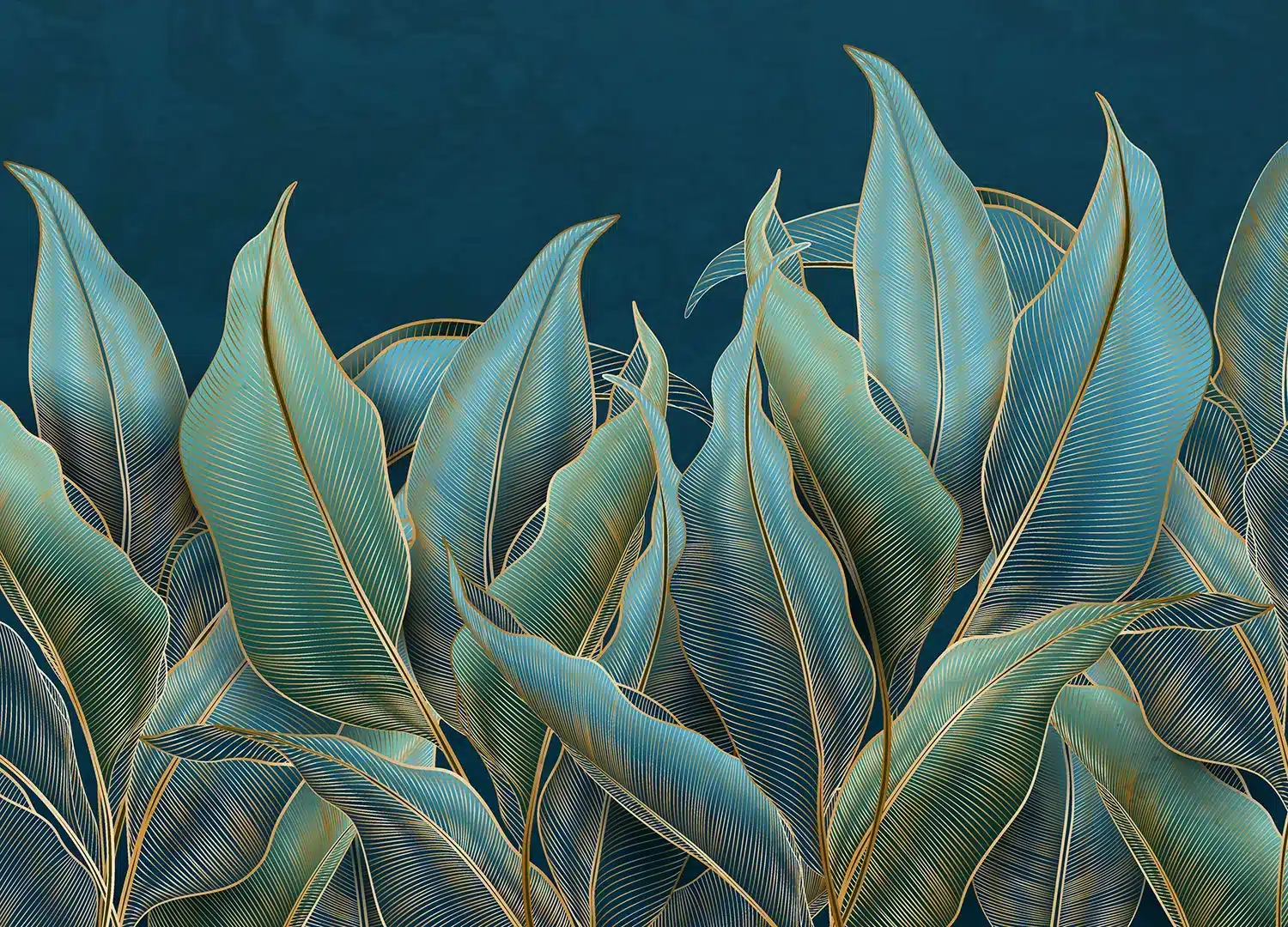Golden Palms | Made-to-Measure Wallpaper | Artlook | FT5P 352089