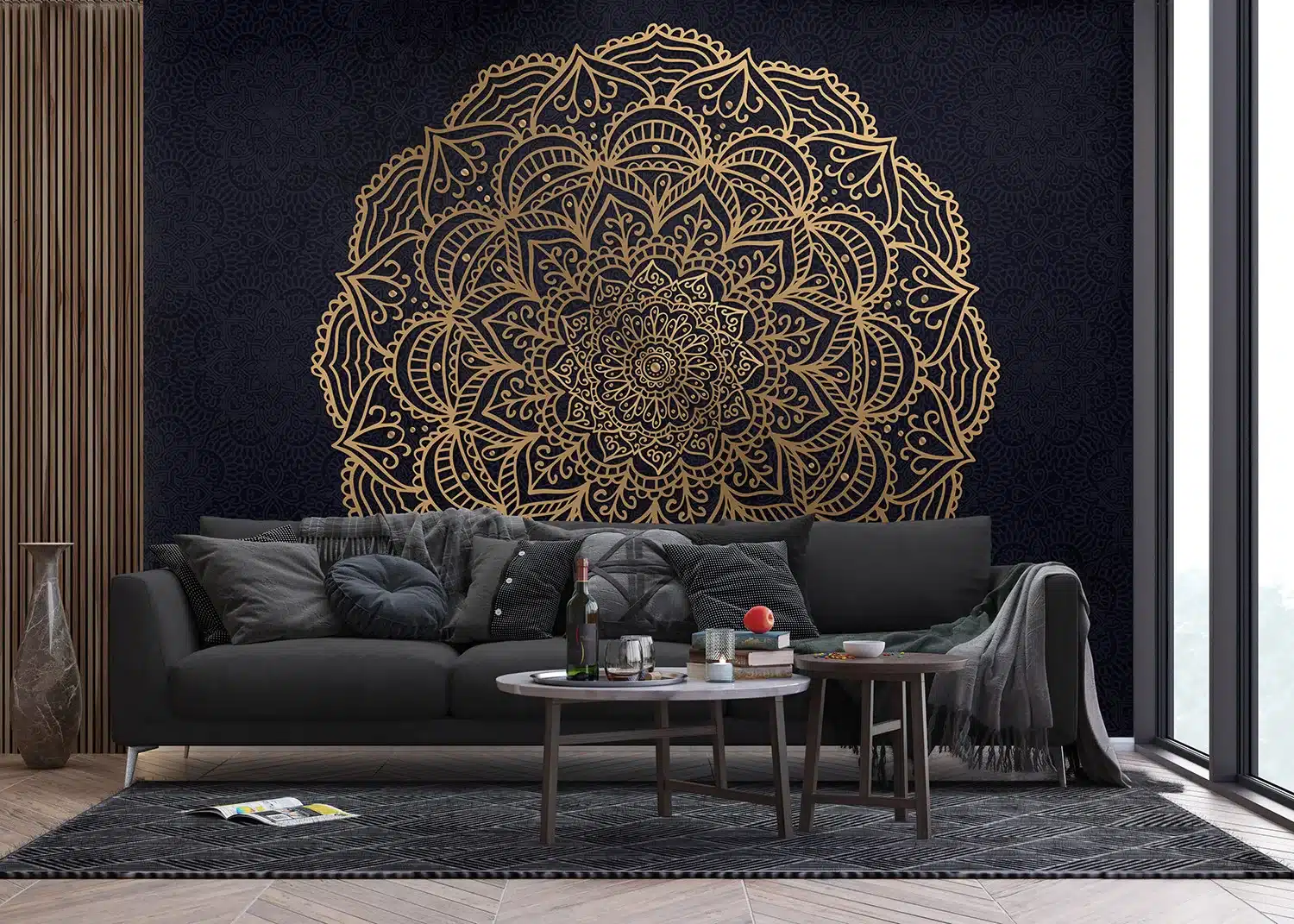Wall Mural Ornamental Mandala, Made to Measure, FT5P 352099 3