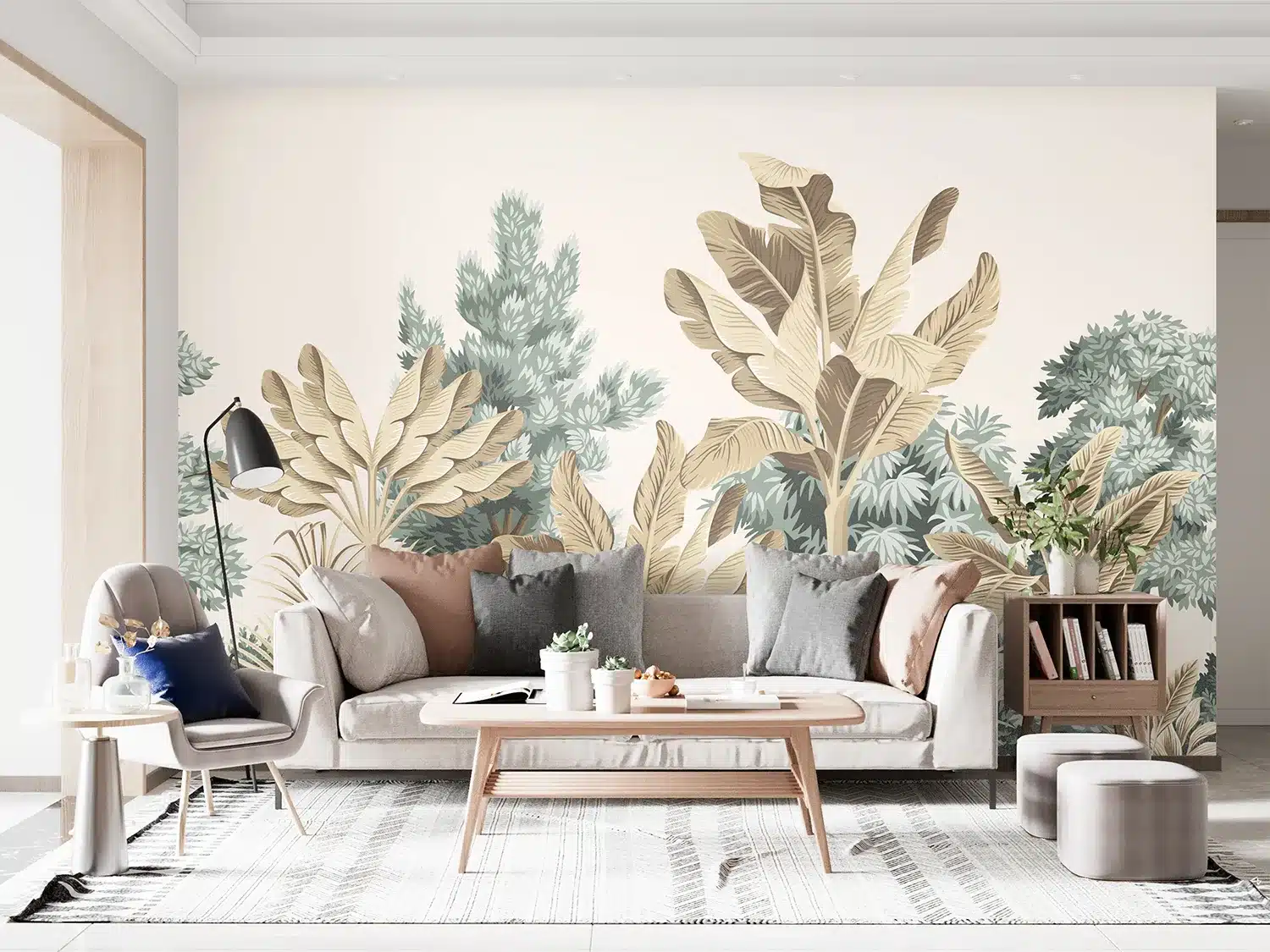 Wall Mural Plain Jungle, Made to Measure, FT5P 352121