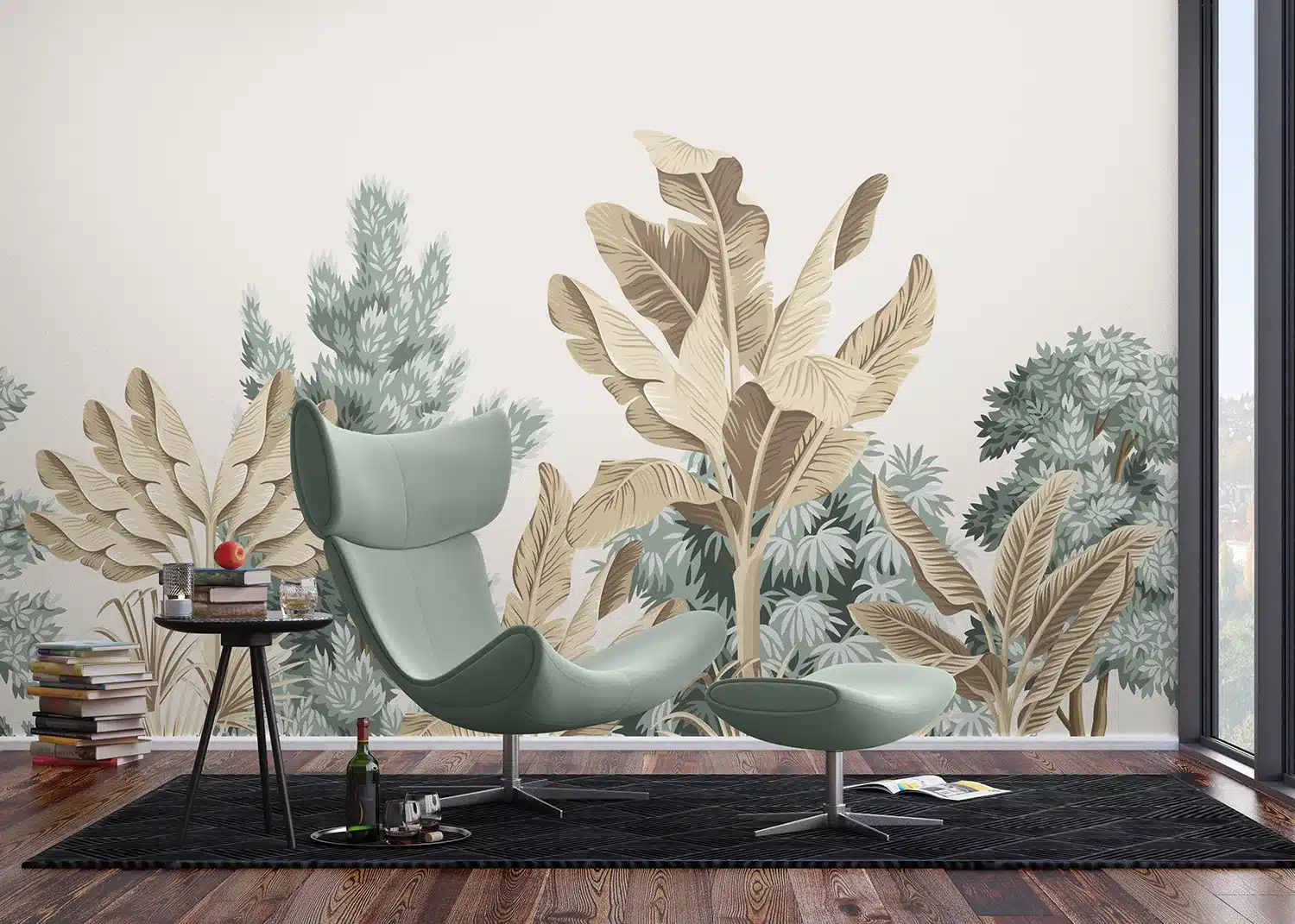 Wall Mural Plain Jungle, Made to Measure, FT5P 352121 2