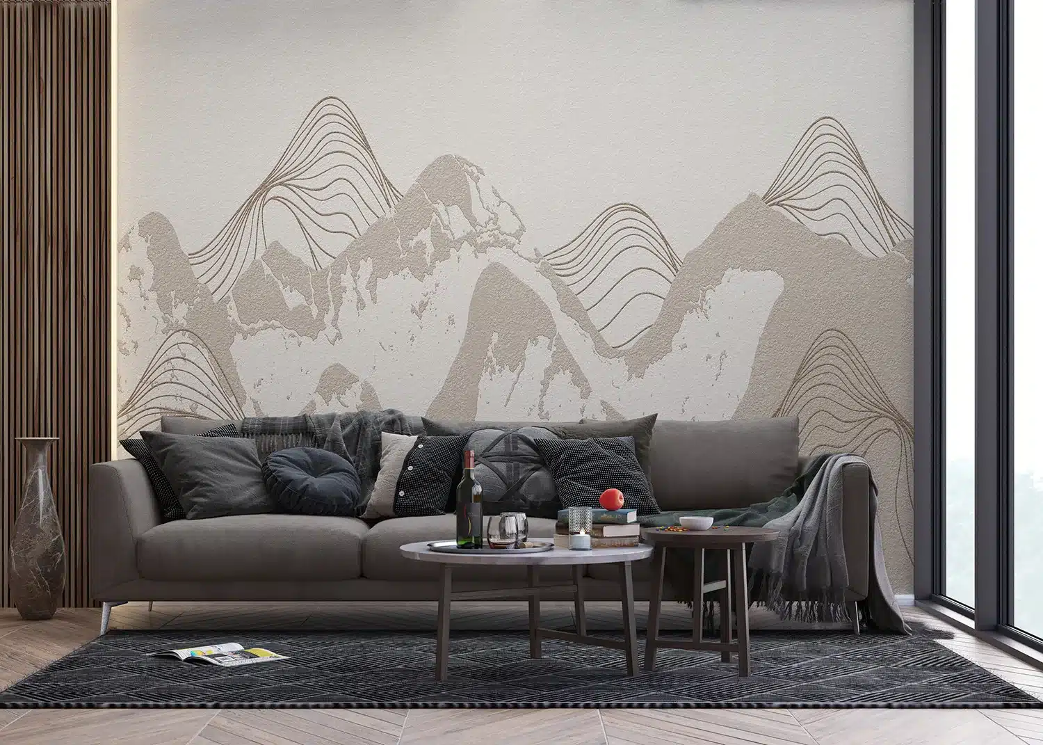 Wall Mural Mountains Landscape, Made to Measure, FT5P 352139 4