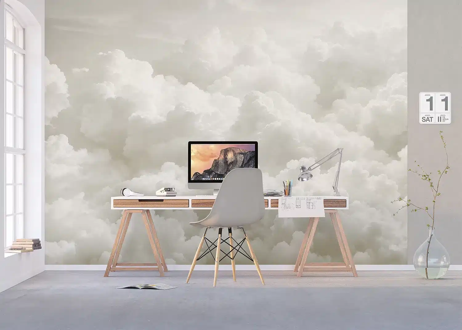 Gray Clouds | Made-to-Measure Wallpaper | Artlook | FT5P 352141 2