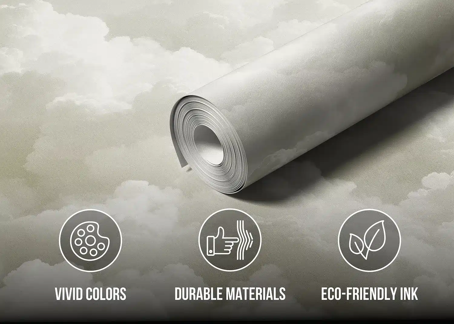 Gray Clouds | Made-to-Measure Wallpaper | Artlook | FT5P 352141 4