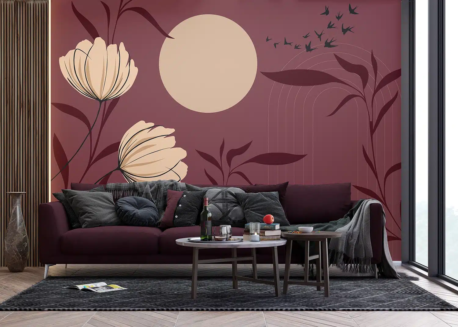 Wall Mural Chinese Garden, Made to Measure, FT5P 352145 2