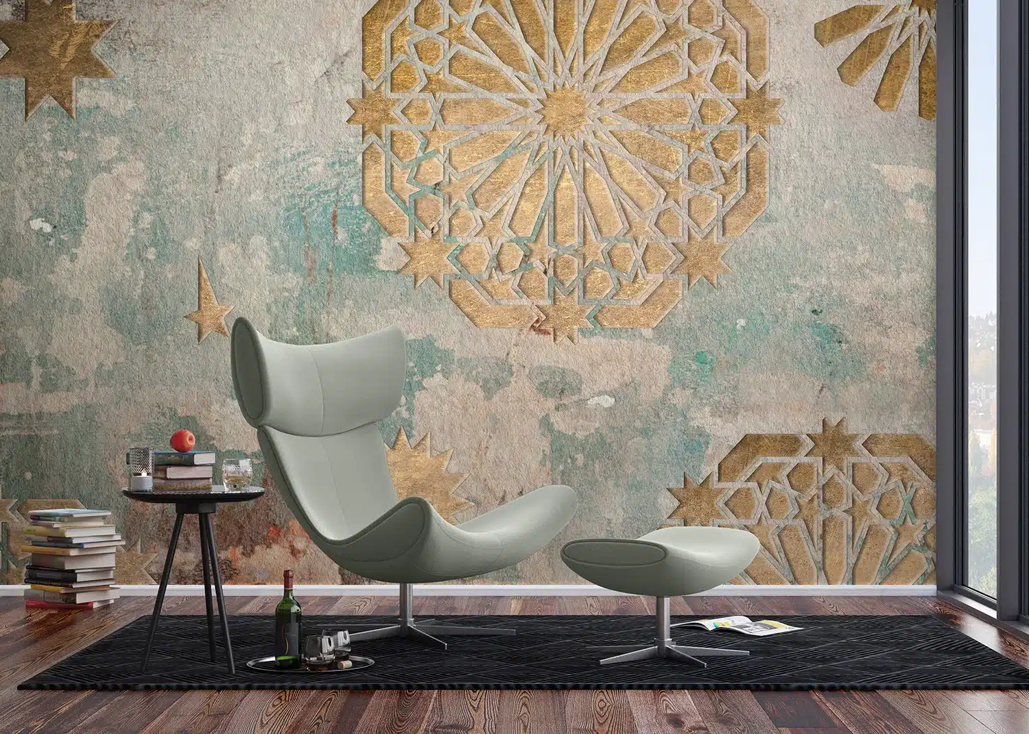 Wall Mural Antique Pattern, Made to Measure, FT5P 352149 2