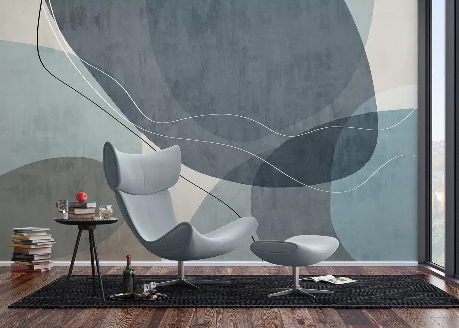 Blue Textile Pattern | Made-to-Measure Wallpaper | Artlook | FT5P 352155 3