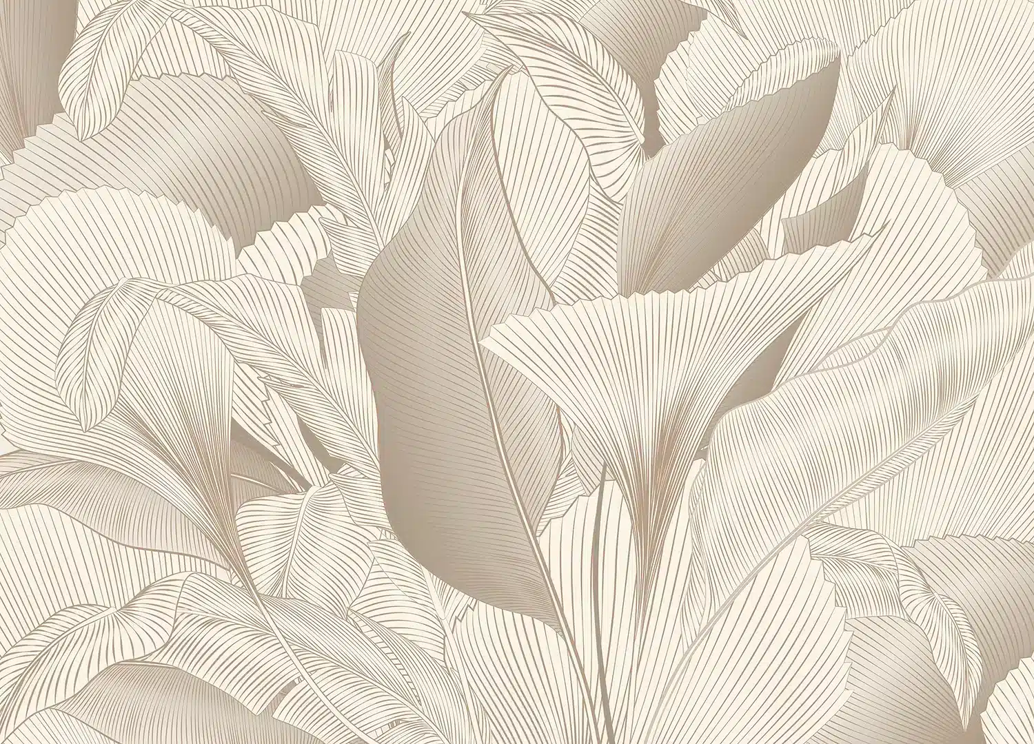 Subtle Leaf Tapestry | Made-to-Measure Wallpaper | Artlook | FT5P 352165
