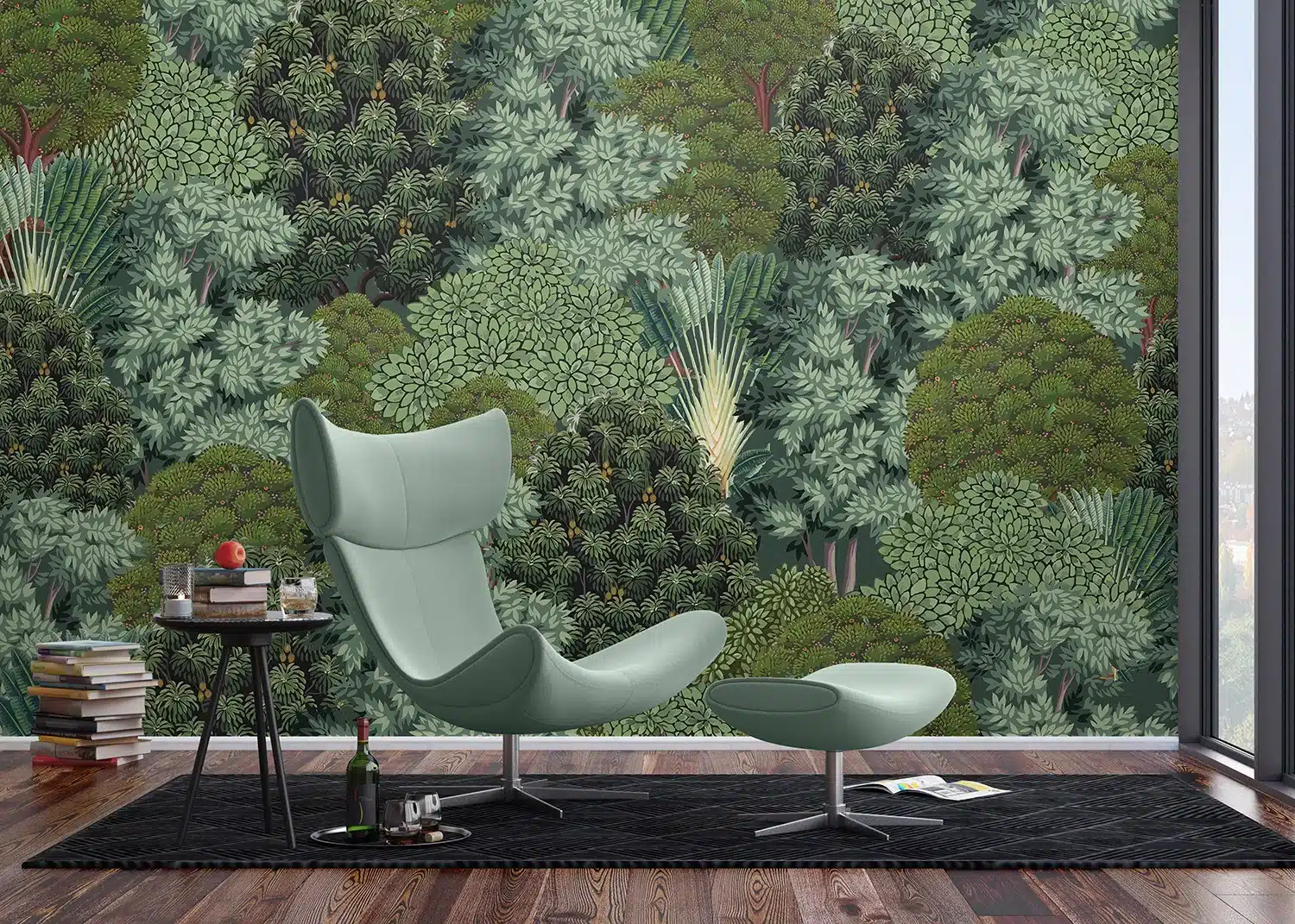 Wall Mural Tree Crowns, Made to Measure, FT5P 352169 2