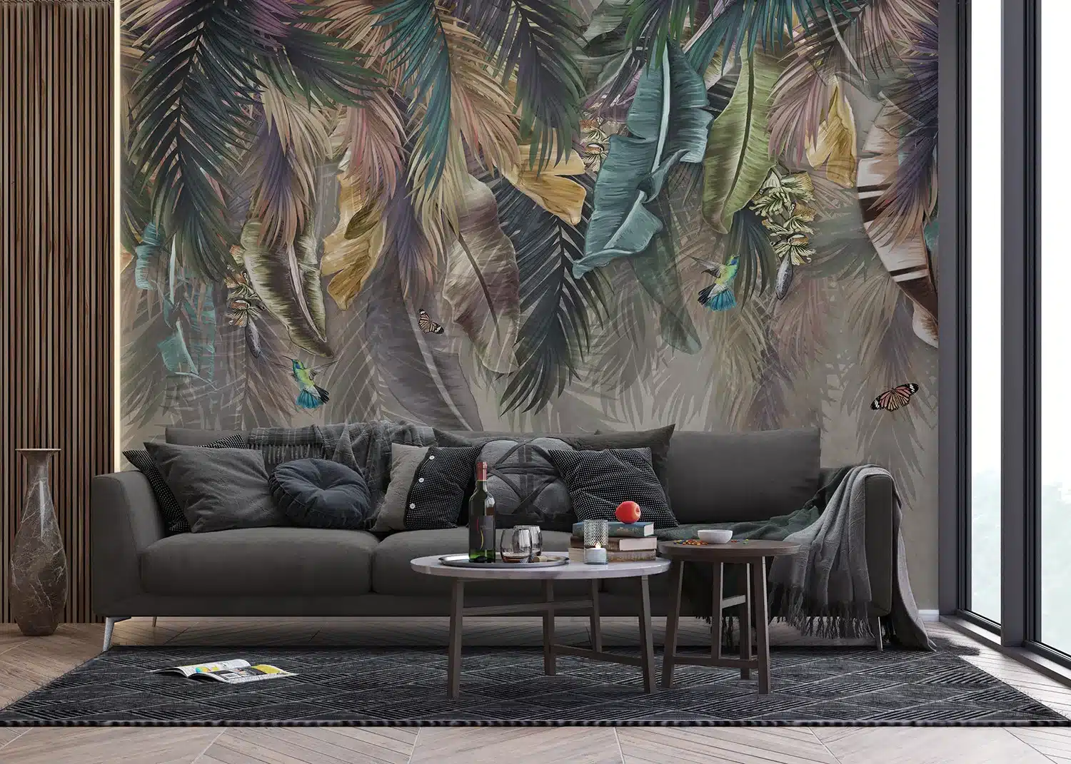 Wall Mural Feathers, Made to Measure, FT5P 352173 3