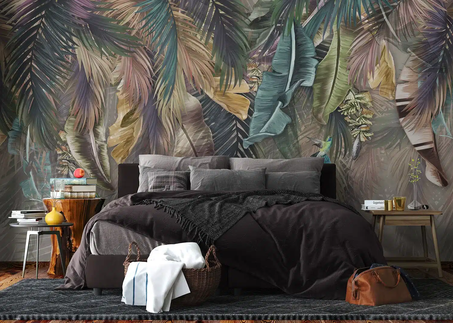 Wall Mural Feathers, Made to Measure, FT5P 352173