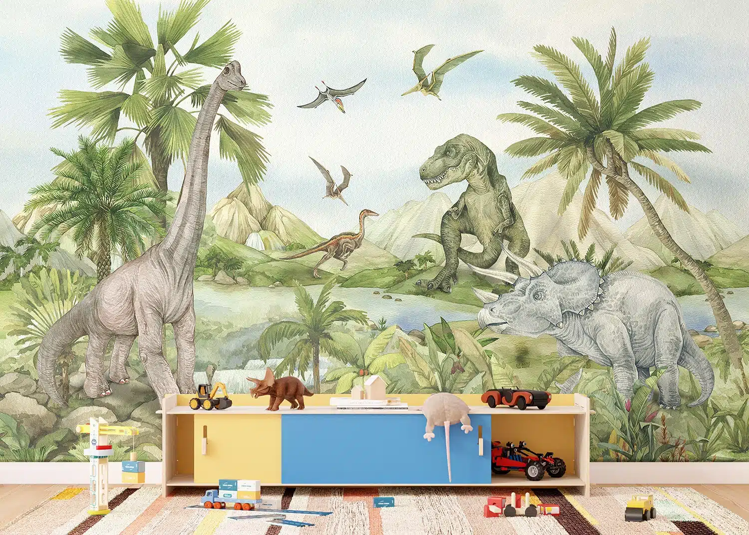 Wall Mural Dino World, Made to Measure, FT5P 352179 2