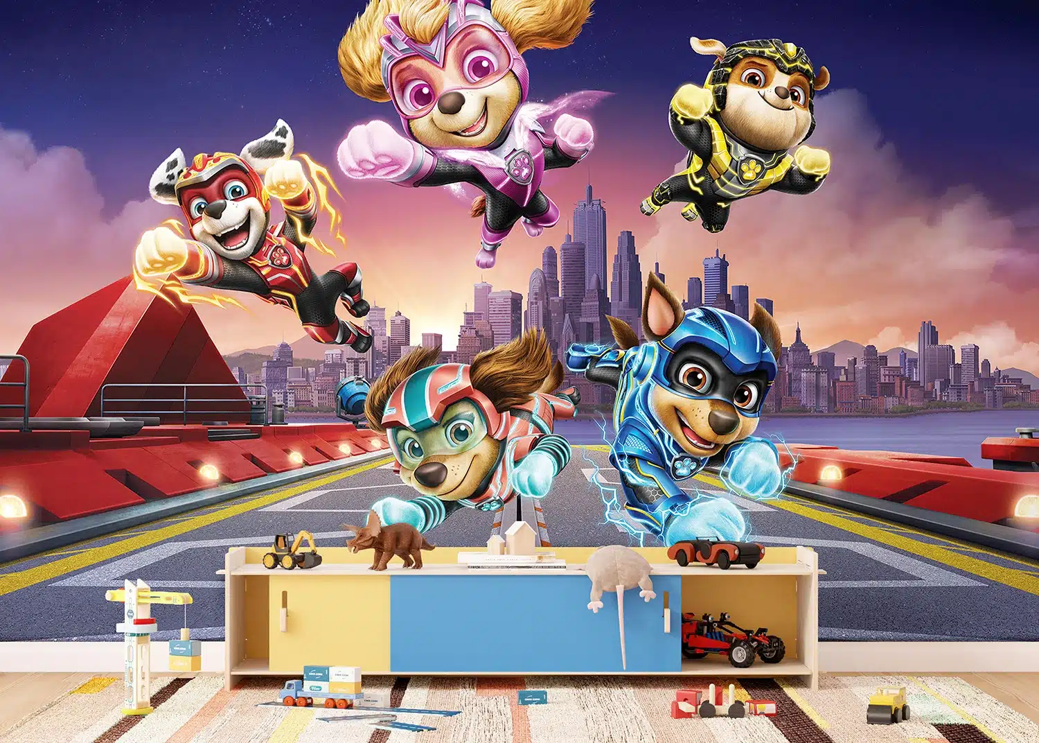 Wall Mural Paw Patrol Movie Rescue Flight, Made to Measure, FT5P 352193 2