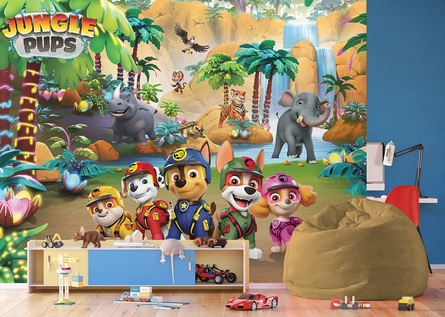 Wall Mural Paw Patrol Jungle Pups, Made to Measure, FTD5P 352197