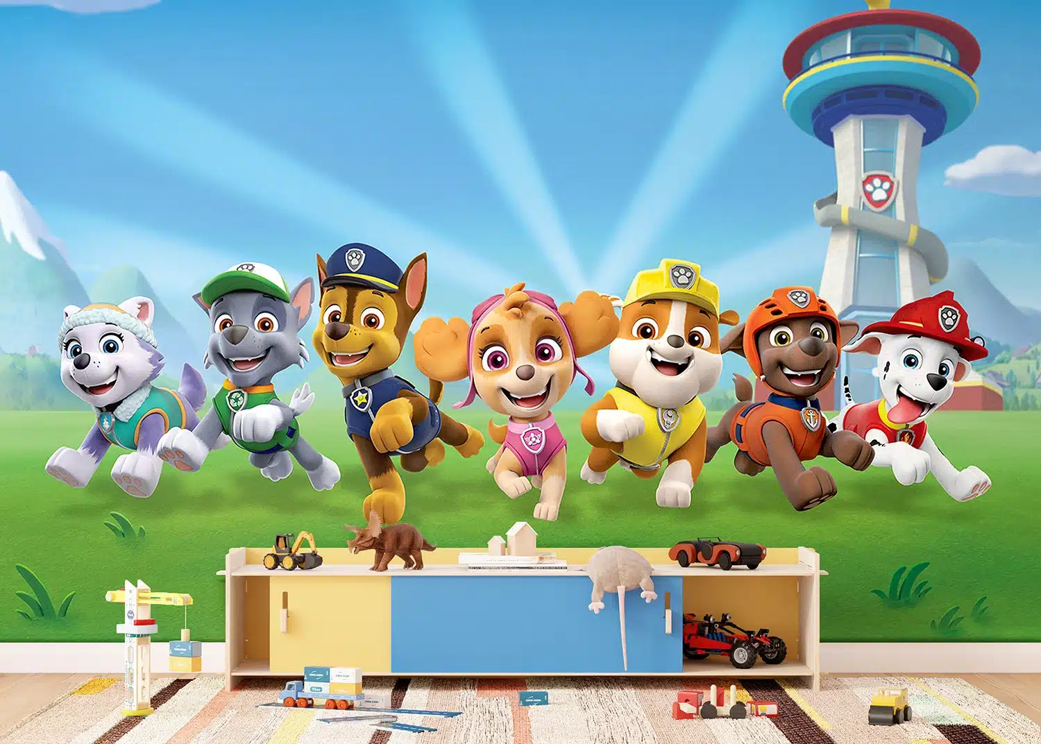 Wall Mural Paw Patrol Brave Team, Made to Measure, FTD5P 352199 4