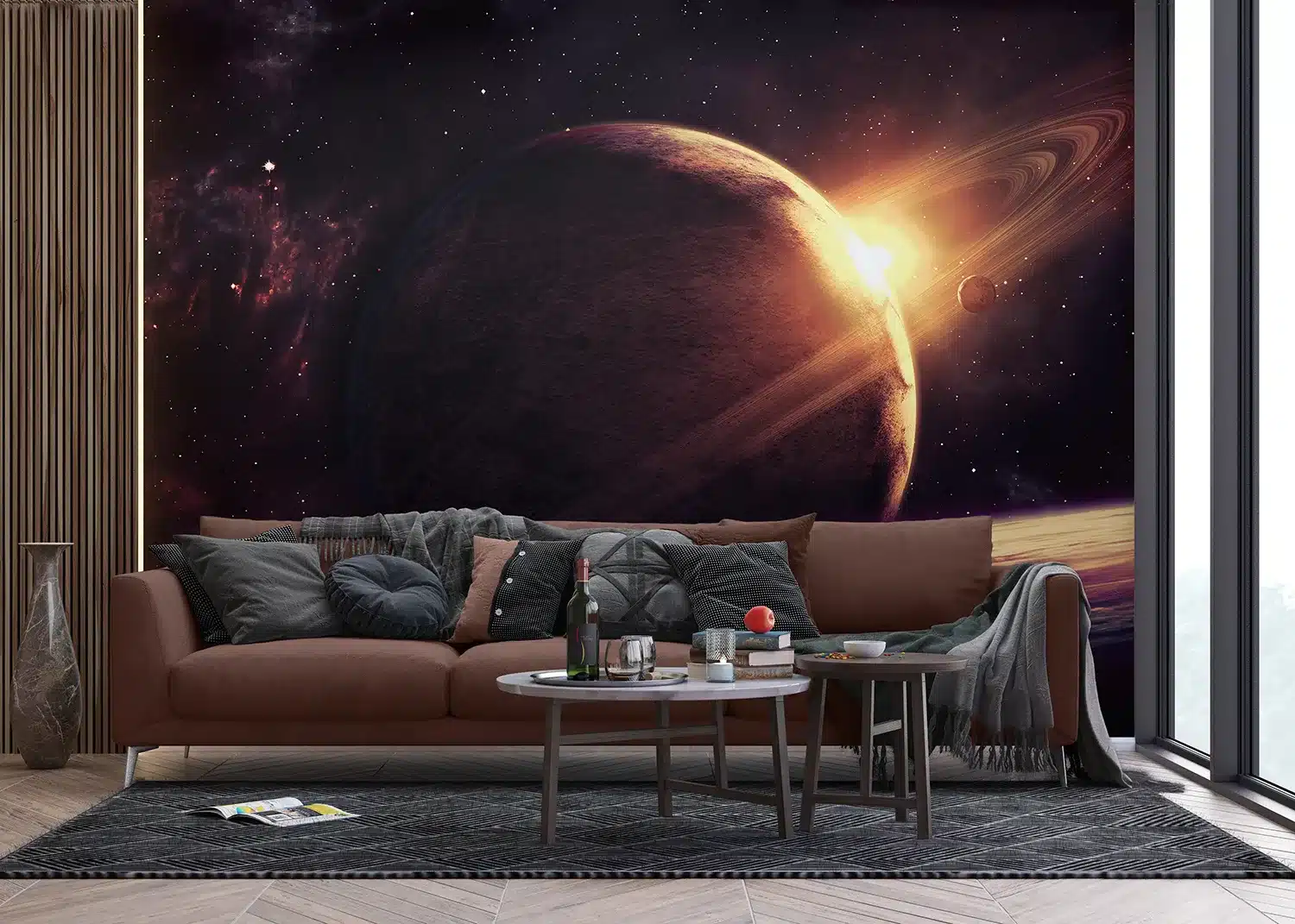 Planet in Space | Made-to-Measure Wallpaper | Artlook | FT5P 352209 4