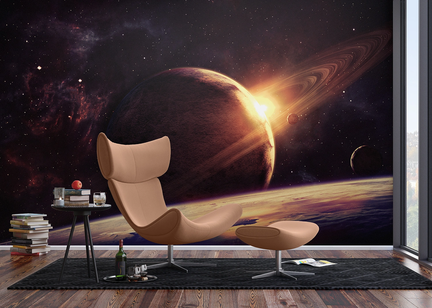 Wall Mural Planet in Space, Made to Measure, FT5P 352209