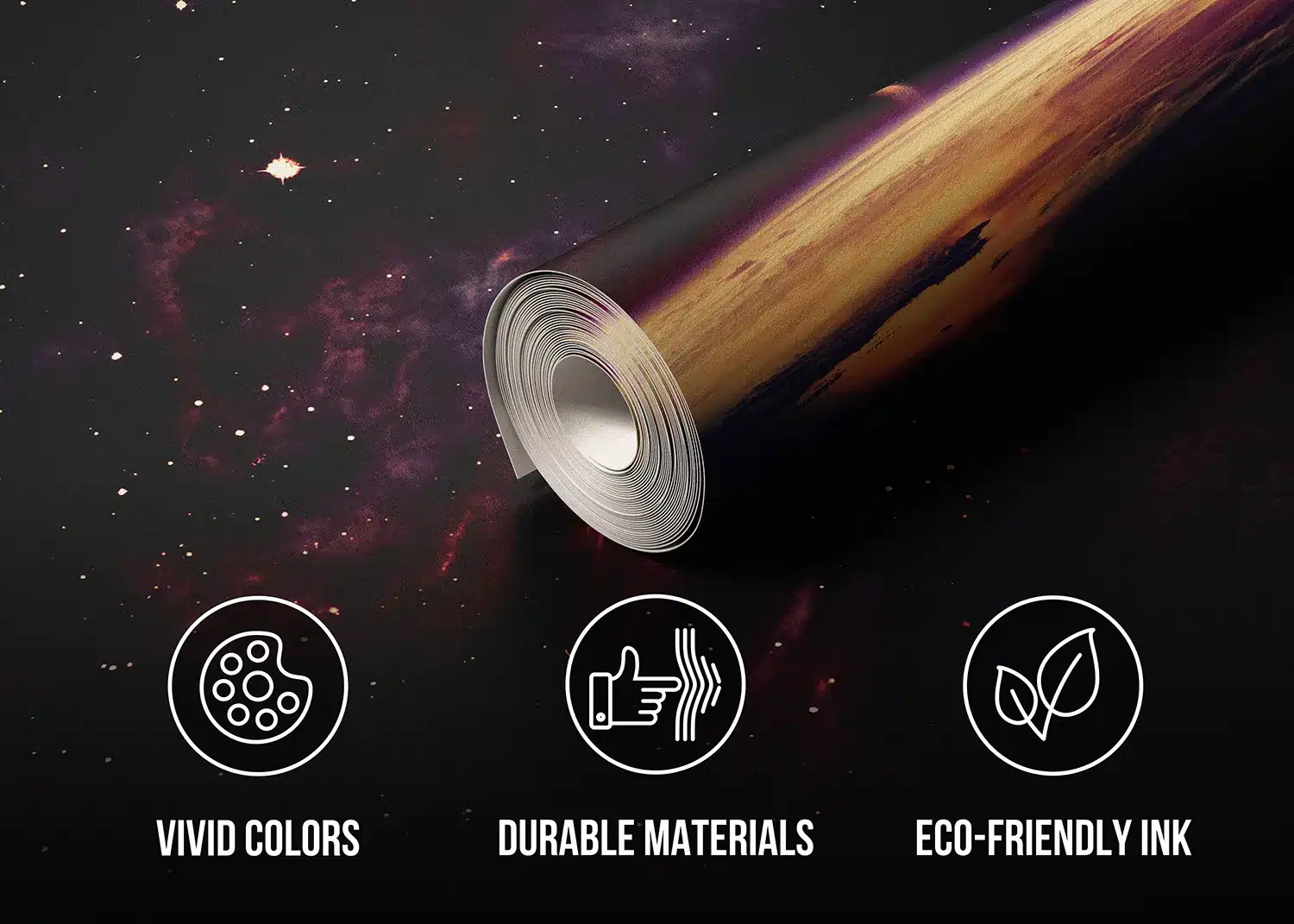 Planet in Space | Made-to-Measure Wallpaper | Artlook | FT5P 352209 5