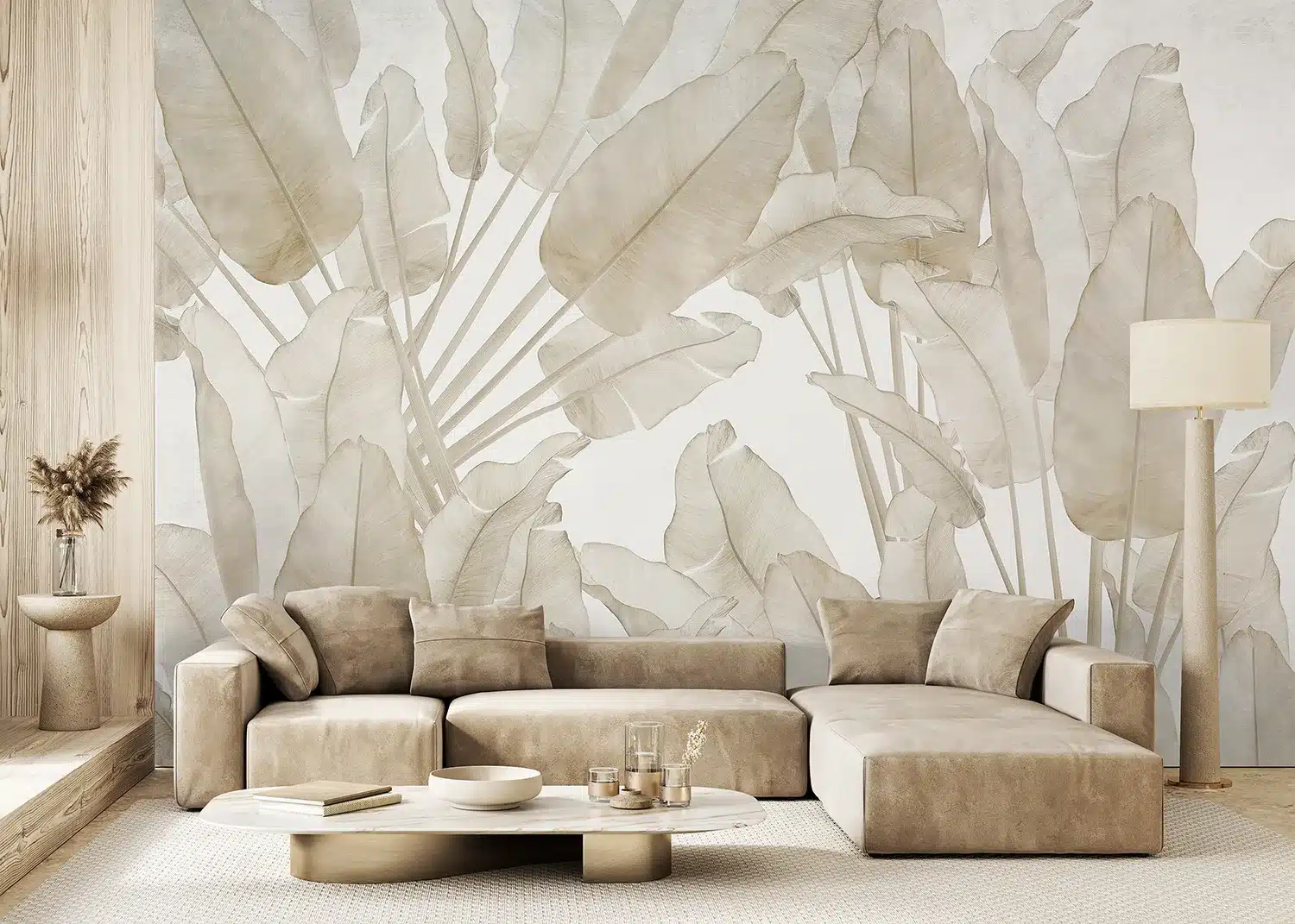 Beige Tropics | Made-to-Measure Wallpaper | Artlook | FT5P 352215 2