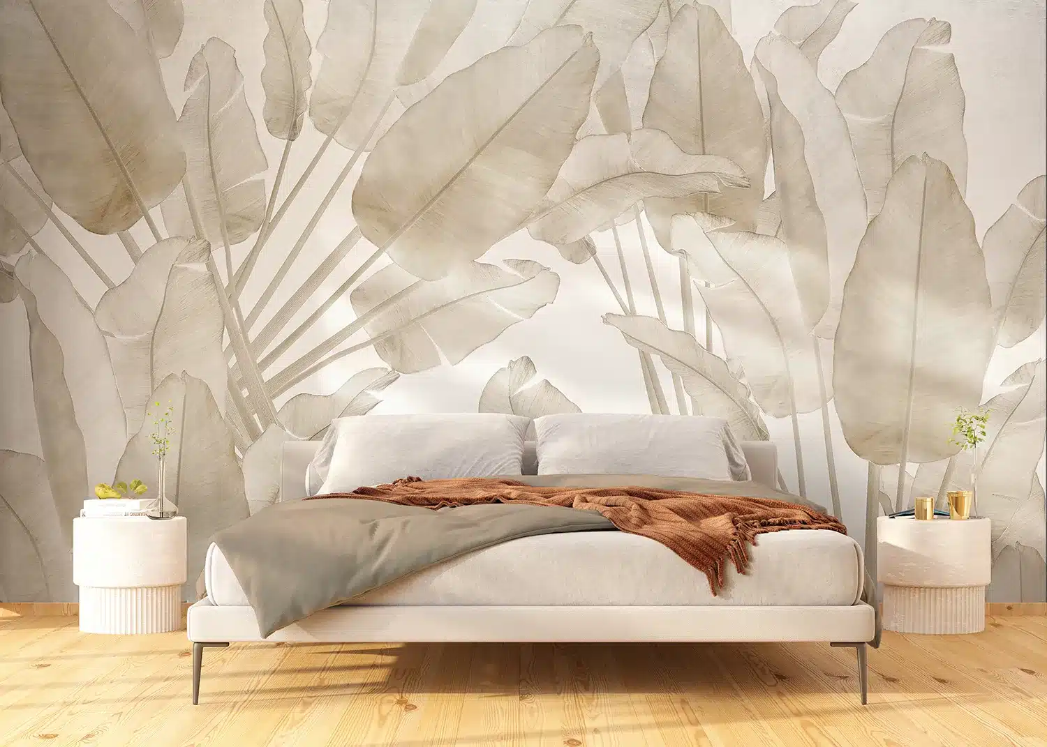 Beige Tropics | Made-to-Measure Wallpaper | Artlook | FT5P 352215 4