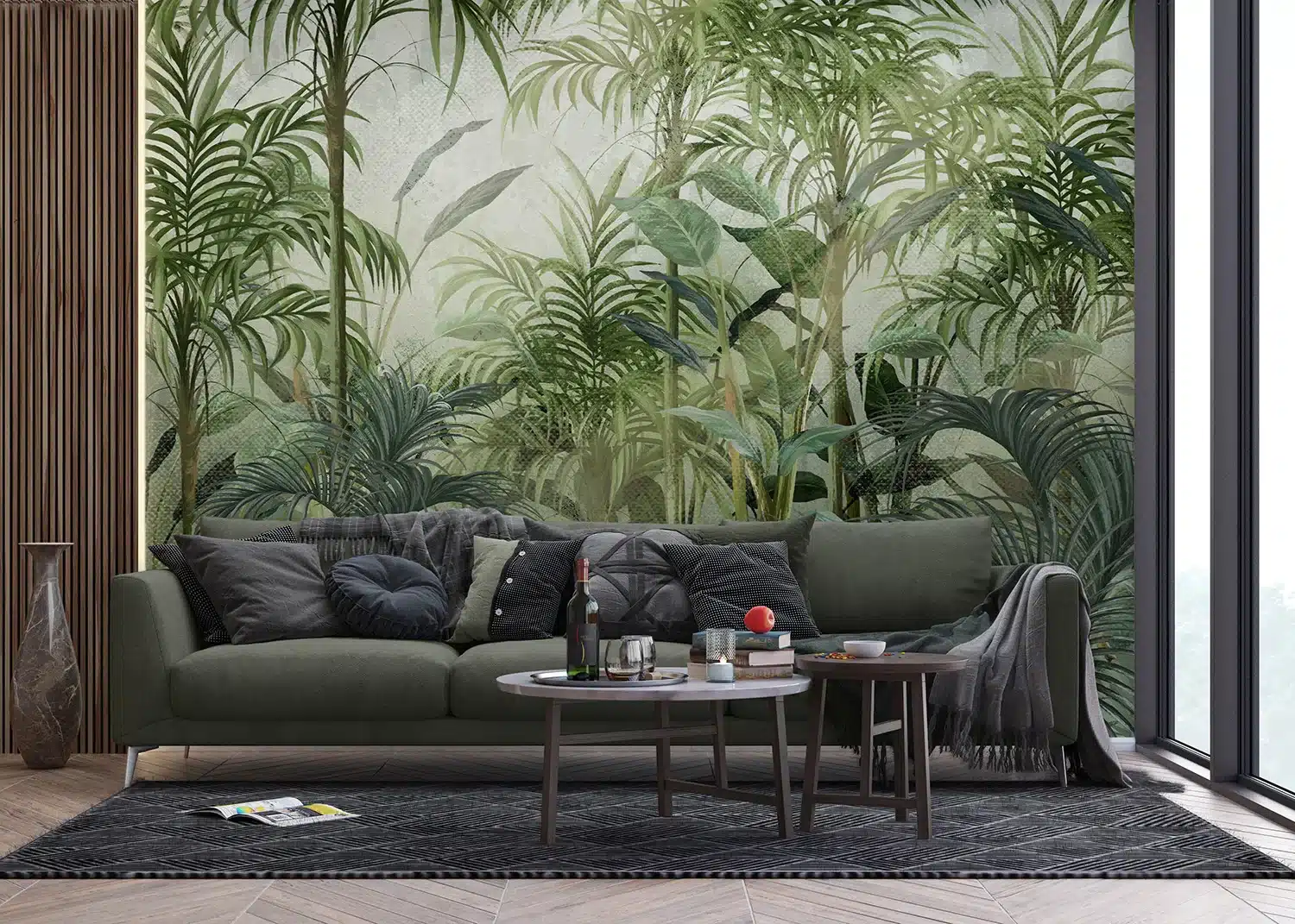 Wall Mural Jungle Sunrise, Made to Measure, FT5P 352219 2