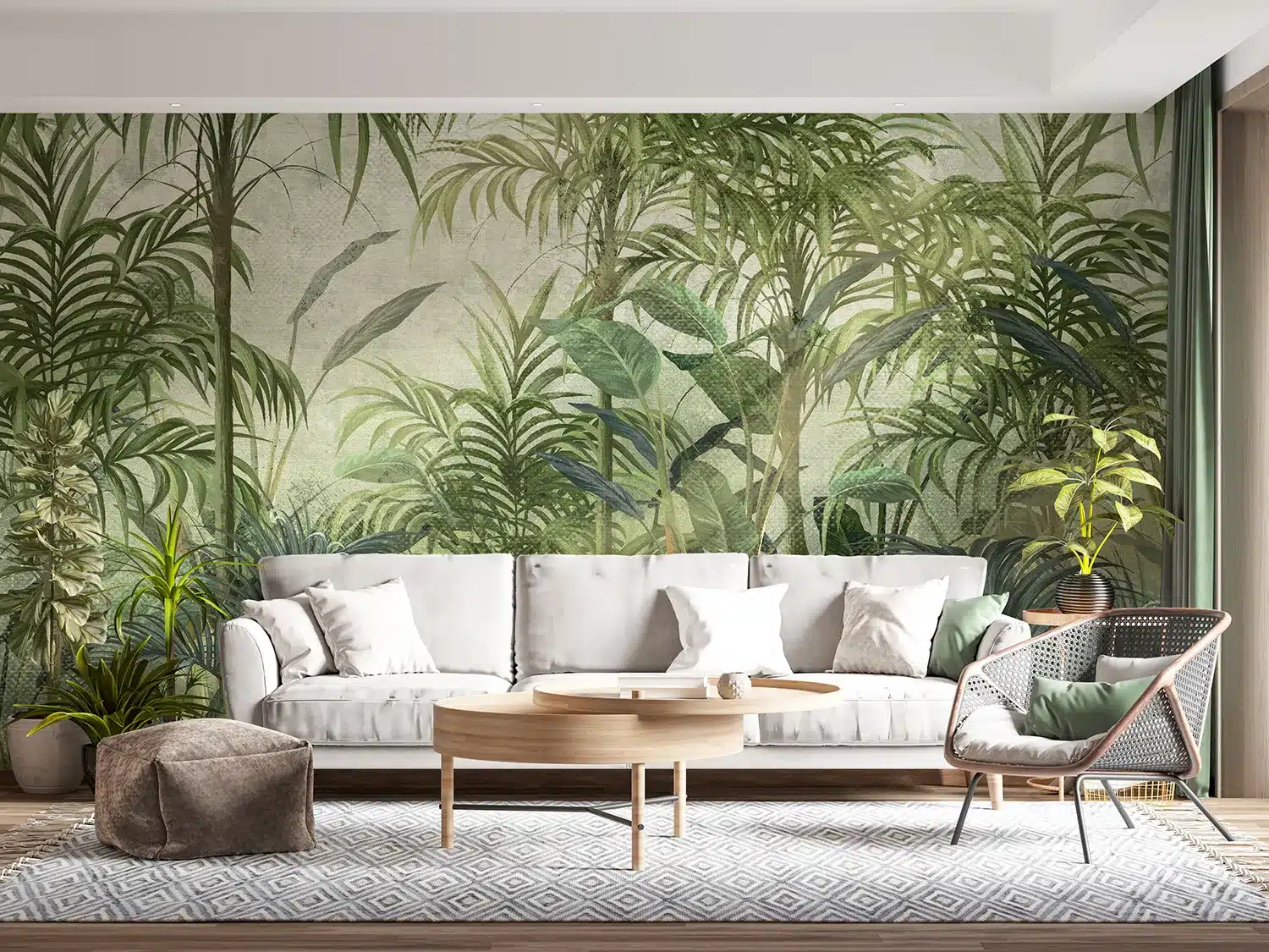 Jungle Sunrise | Made-to-Measure Wallpaper | Artlook | FT5P 352219
