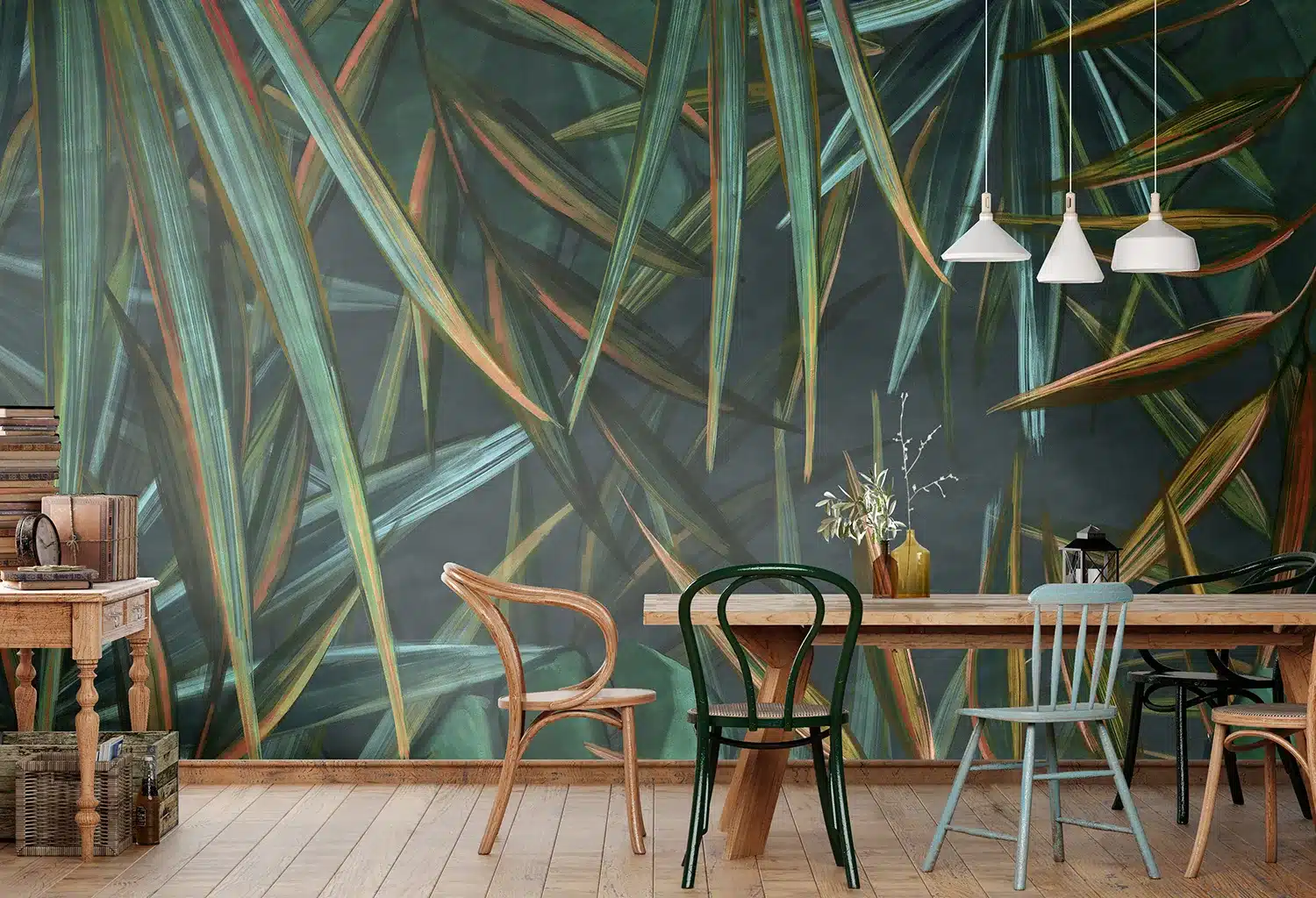 Rich Tropical Leaves | Made-to-Measure Wallpaper | Artlook | FT5P 352221 2