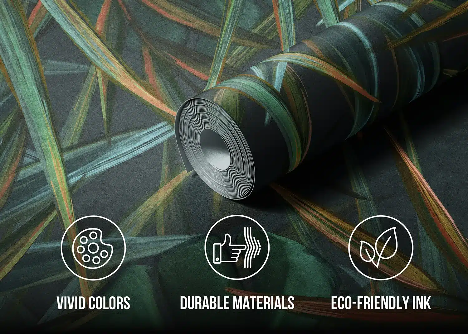 Rich Tropical Leaves | Made-to-Measure Wallpaper | Artlook | FT5P 352221 5