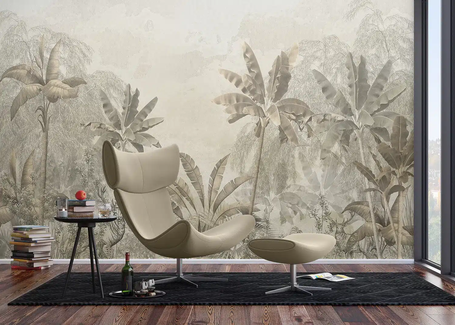 Wall Mural Vintage Jungle, Made to Measure, FT5P 352229 4