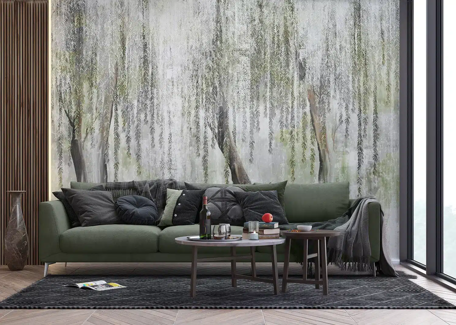 Wall Mural Grey Scuffs, Made to Measure, FT5P 352231 3