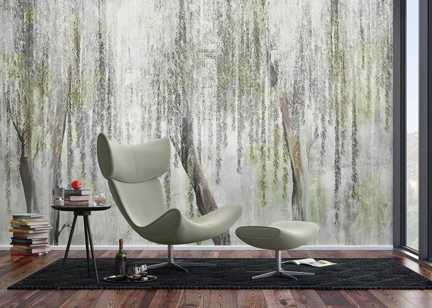 Wall Mural Grey Scuffs, Made to Measure, FT5P 352231 2