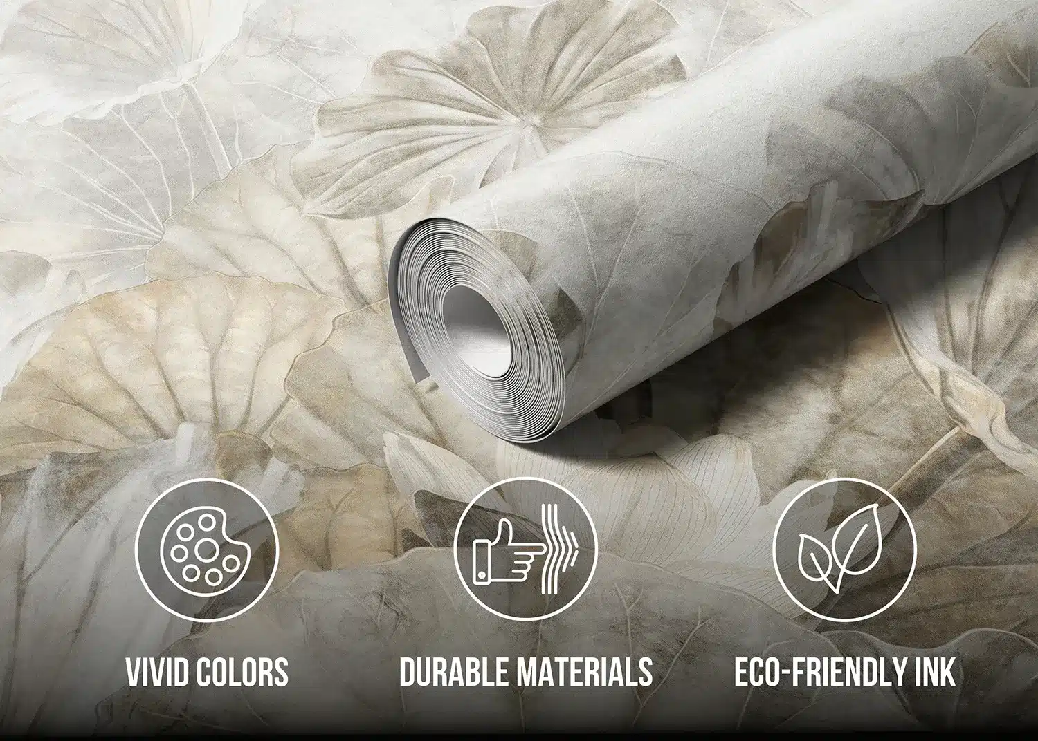 Lotus Leaves | Made-to-Measure Wallpaper | Artlook | FT5P 352237 4