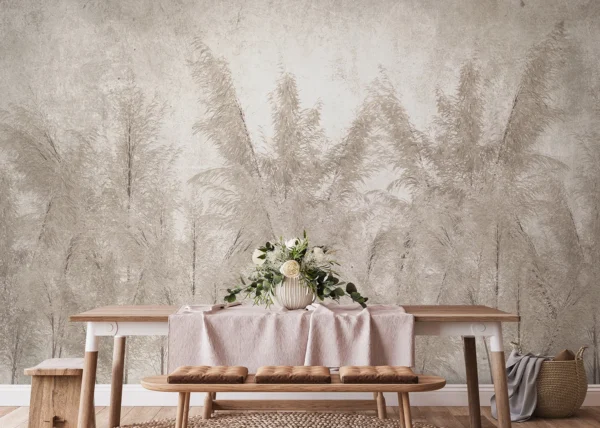 Wall Mural Dim Pampas, 375 x 270 cm, FT5P 352239