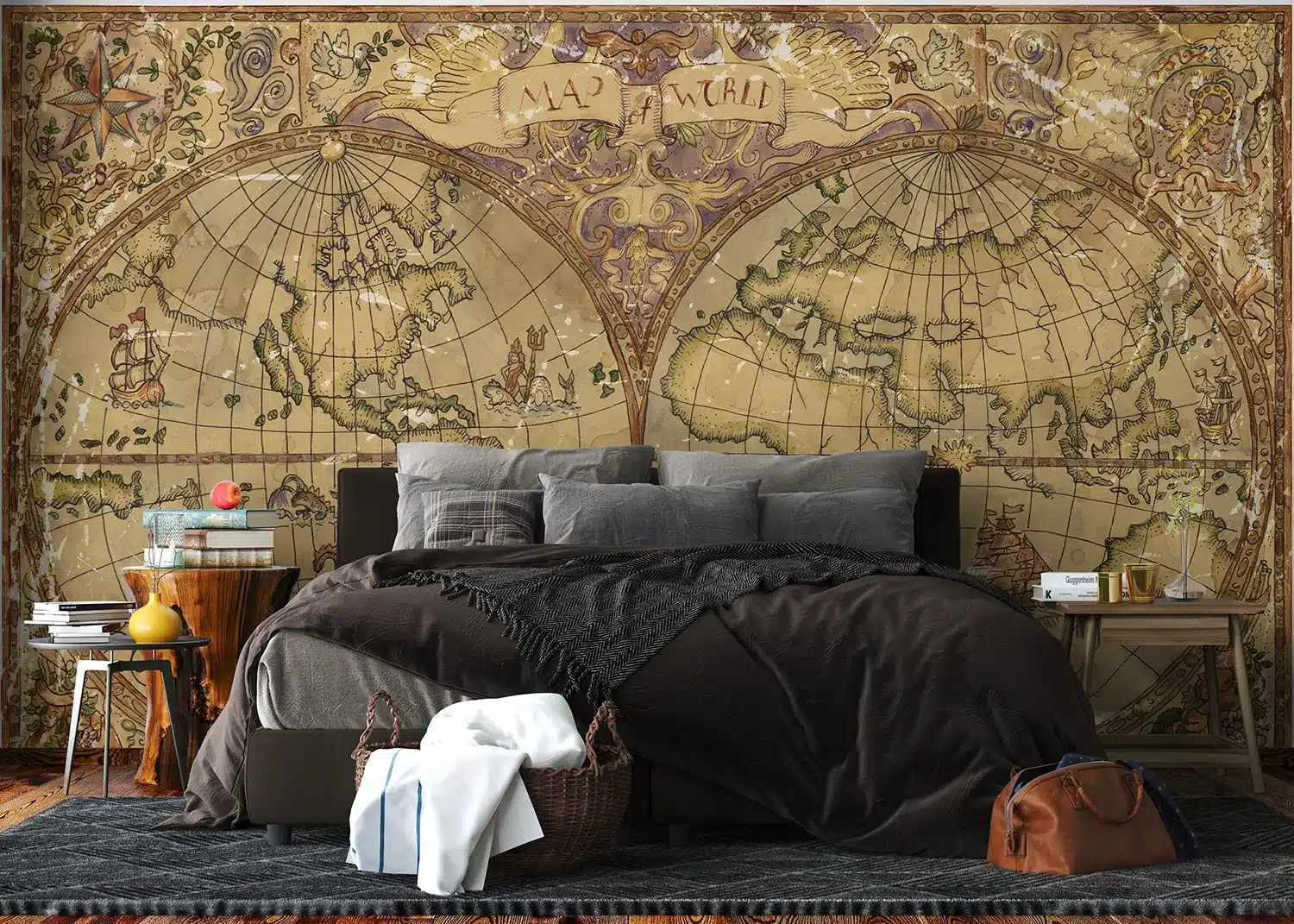 Vintage Map | Made-to-Measure Wallpaper | Artlook | FT5P 352243 2